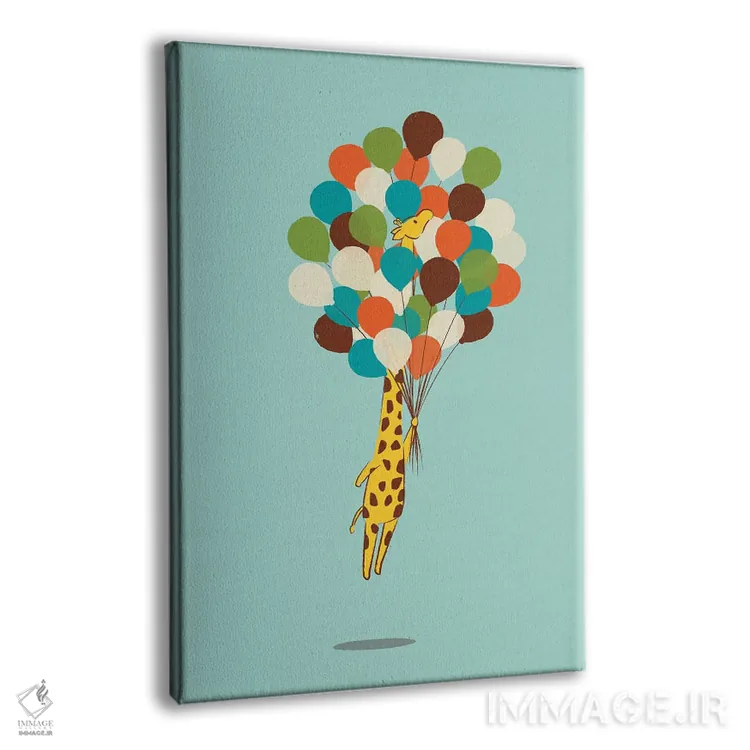 تابلو مدرن دور شدن شناور اثر جی فلک - نمای پرسپکتیو محصول