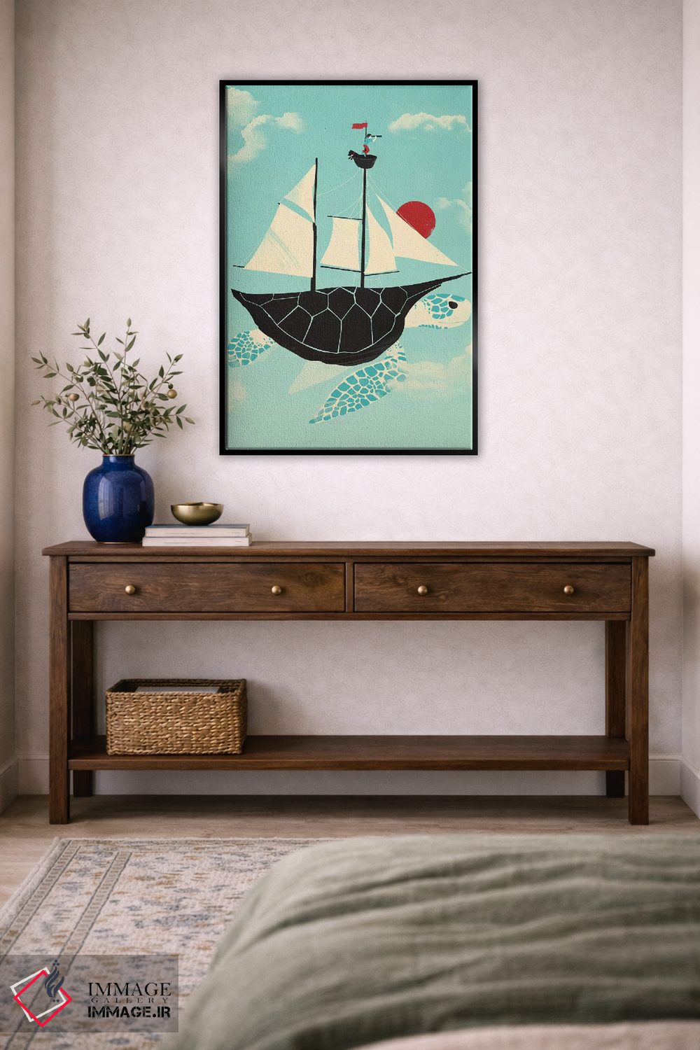 تابلو دکوراتیو شناور اثر جی فلک - D5B
