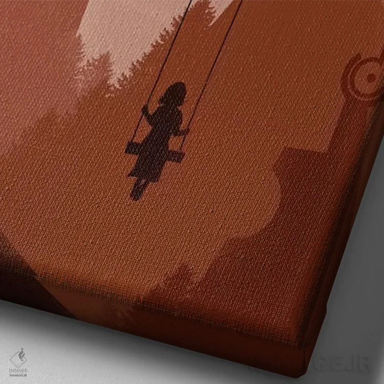 تابلو دکوراتیو در سال ۲۰۰ اثر جی فلک - نمای نزدیک بافت بوم