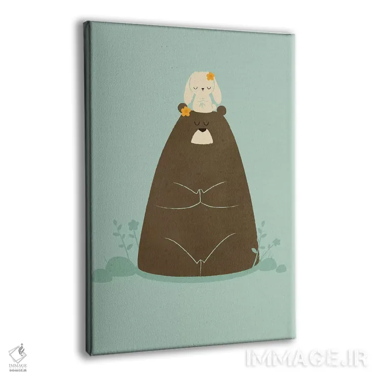 تابلو مدرن ناماسته اثر جی فلک - نمای پرسپکتیو محصول