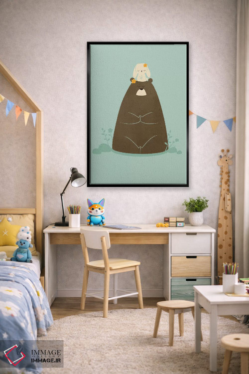 تابلو مدرن ناماسته اثر جی فلک - D2B