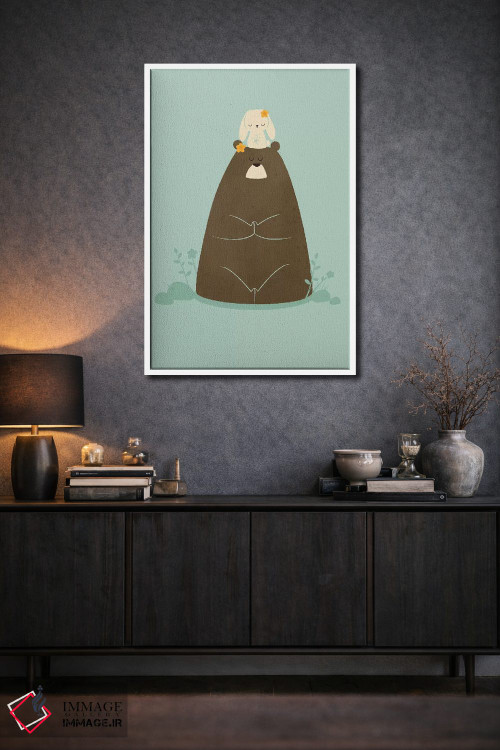 تابلو مدرن ناماسته اثر جی فلک - D1W