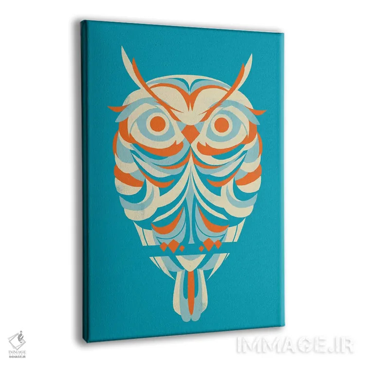 تابلو دکوراتیو چشمان قرمز اثر جی فلک - نمای پرسپکتیو محصول