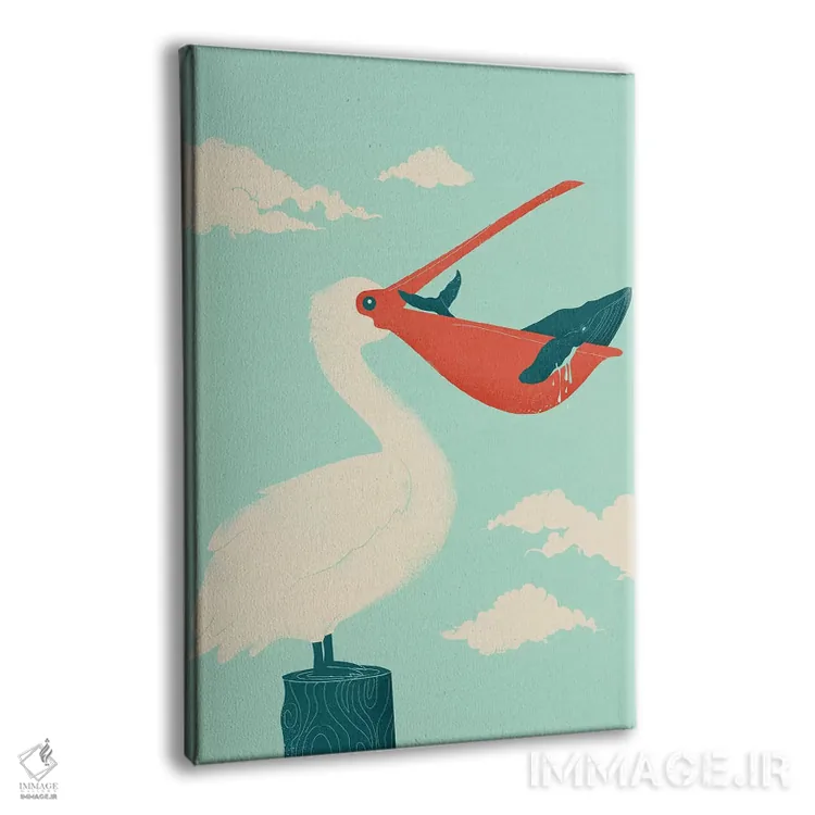تابلو دکوراتیو صیاد بزرگ اثر جی فلک - نمای پرسپکتیو محصول