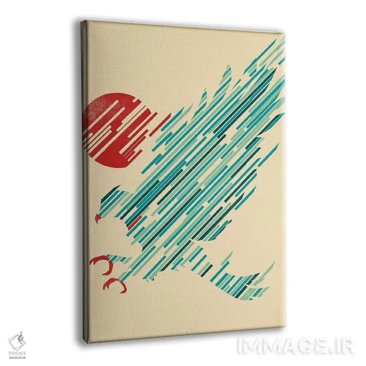 تابلو دکوراتیو فرود اثر جی فلک - نمای پرسپکتیو محصول