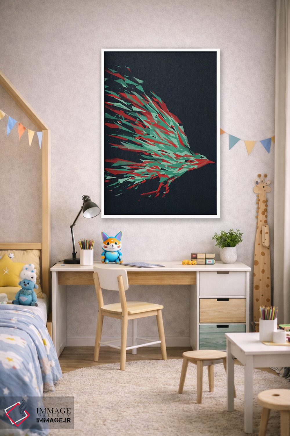 تابلو مدرن چابک اثر جی فلک - D1W