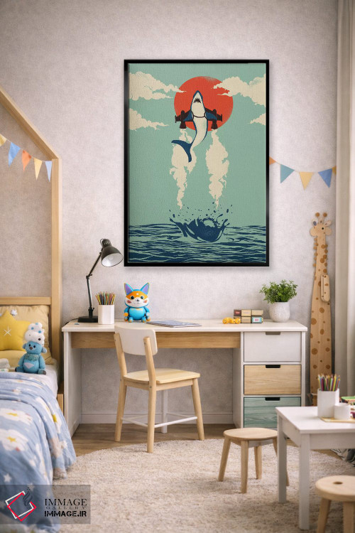 تابلو مدرن بالاتر از عمق اثر جی فلک - D2B