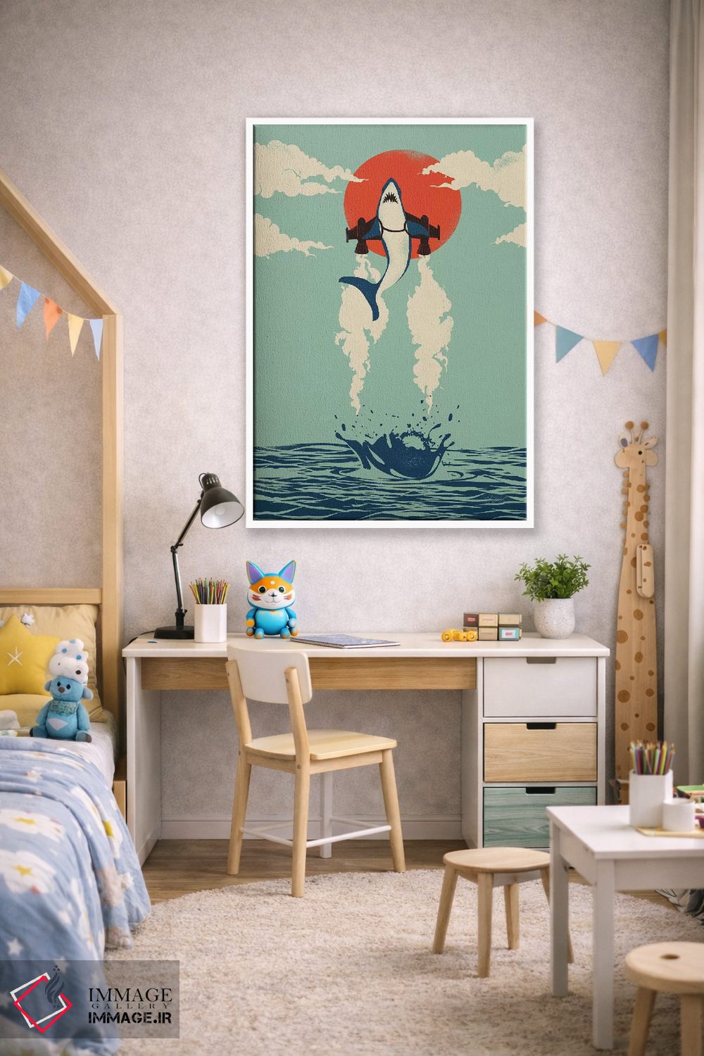 تابلو مدرن بالاتر از عمق اثر جی فلک - D1W