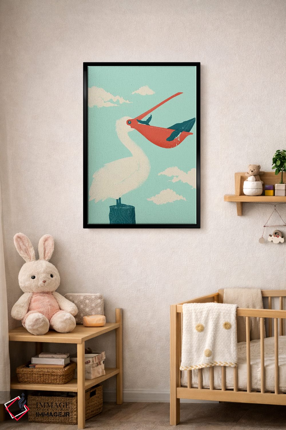 تابلو دکوراتیو صیاد بزرگ اثر جی فلک - D4B