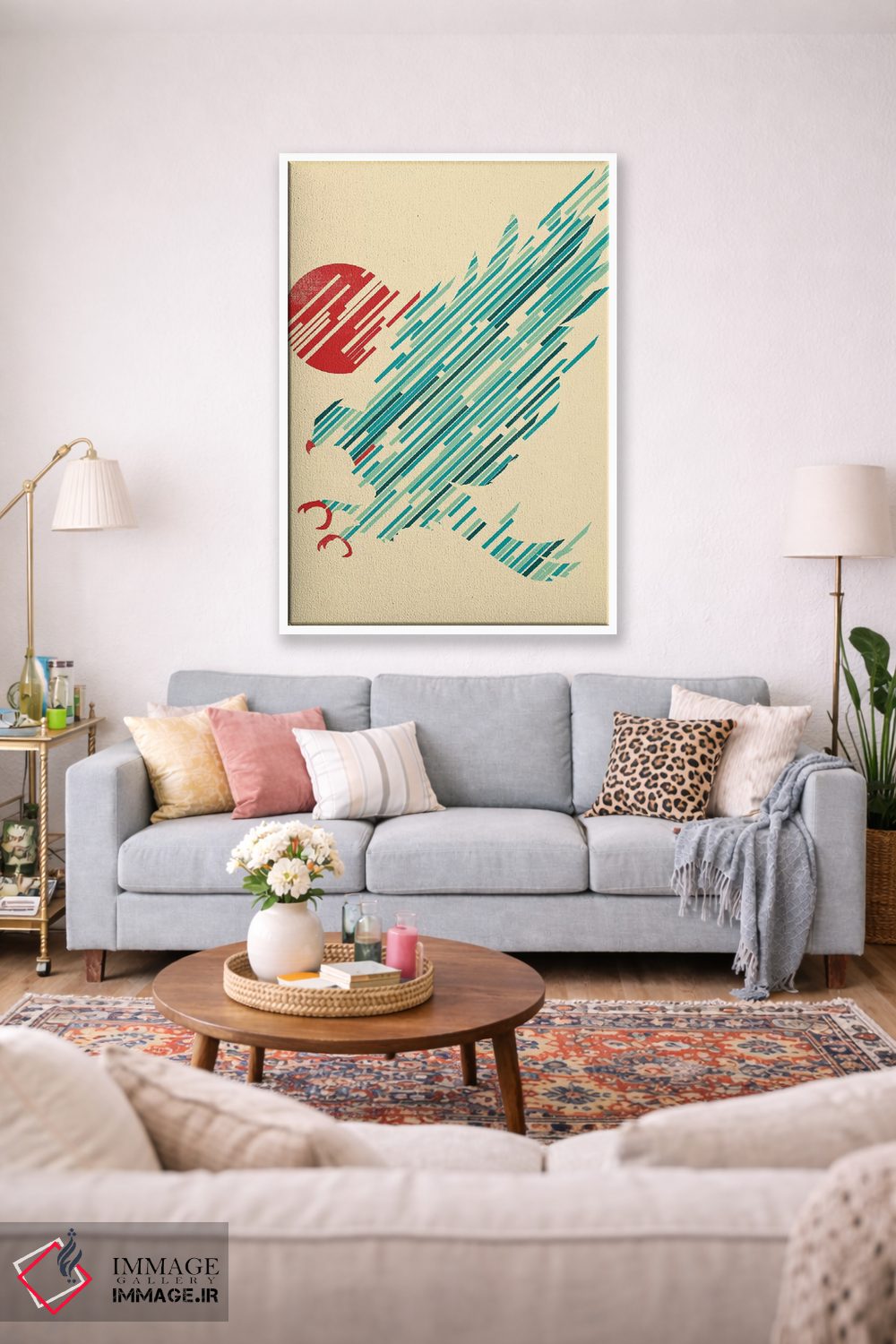 تابلو دکوراتیو فرود اثر جی فلک - D1W
