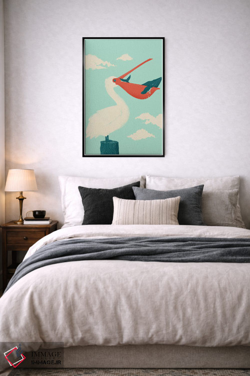 تابلو دکوراتیو صیاد بزرگ اثر جی فلک - D5B