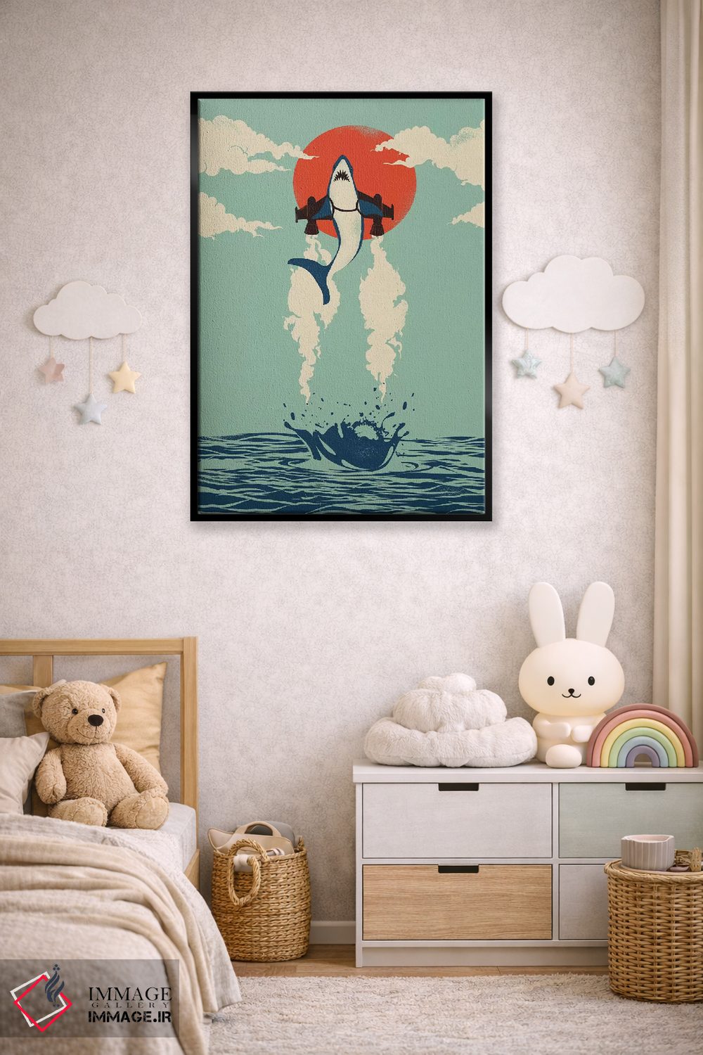 تابلو مدرن بالاتر از عمق اثر جی فلک - D5B