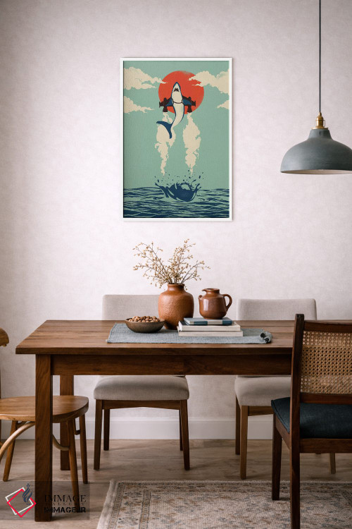 تابلو مدرن بالاتر از عمق اثر جی فلک - D6W