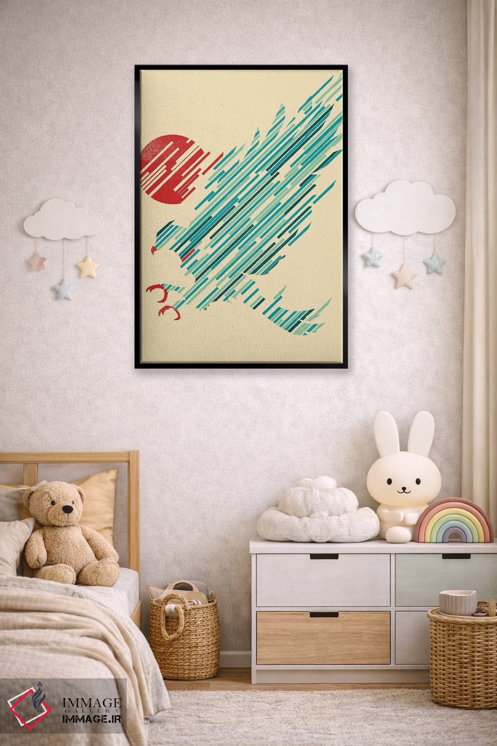 تابلو دکوراتیو فرود اثر جی فلک - D6B