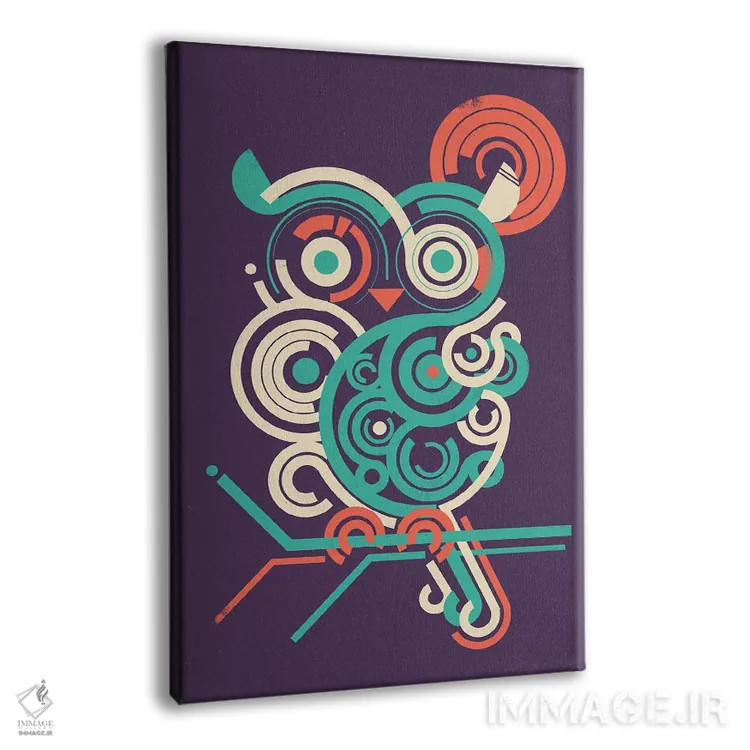 تابلو دکوراتیو جغد ۲.۰ اثر جی فلک - نمای پرسپکتیو محصول