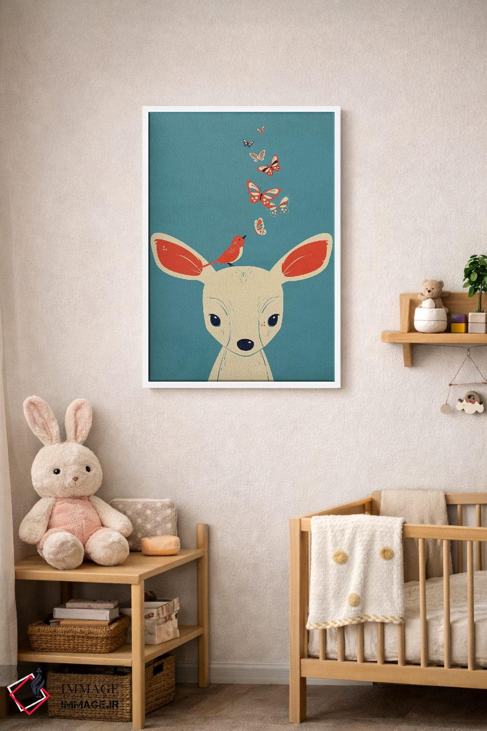 تابلو دکوراتیو پر زدن اثر جی فلک - D3W