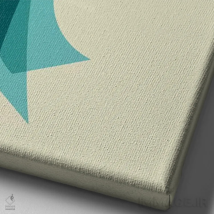 تابلو دکوراتیو جغد اثر جی فلک - نمای نزدیک بافت بوم