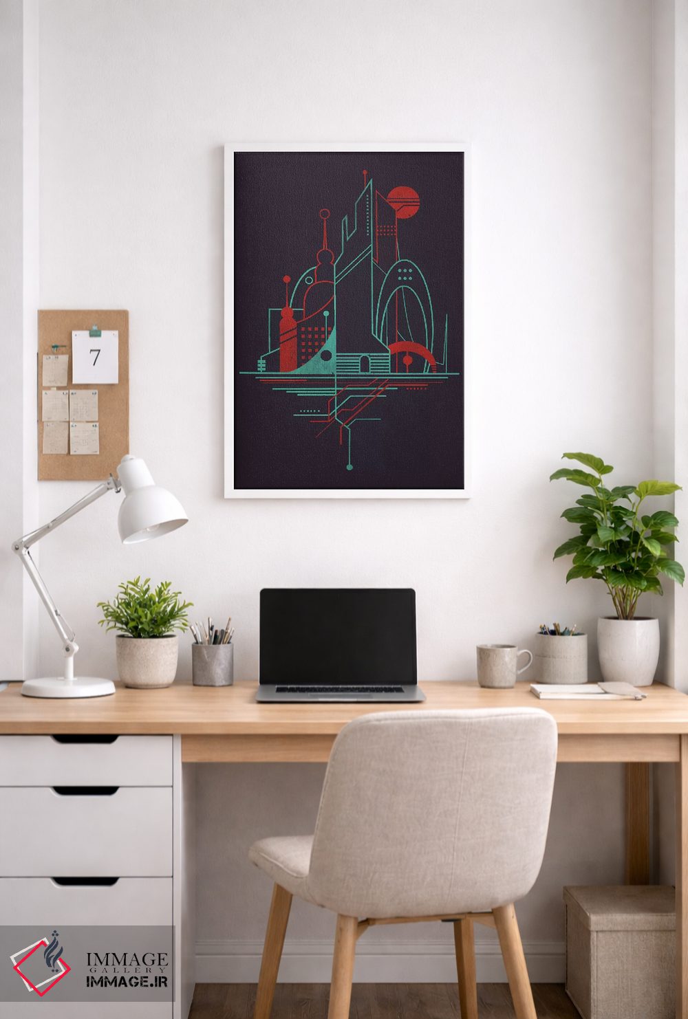 تابلو دکوراتیو آسمان مترو اثر جی فلک - D3W