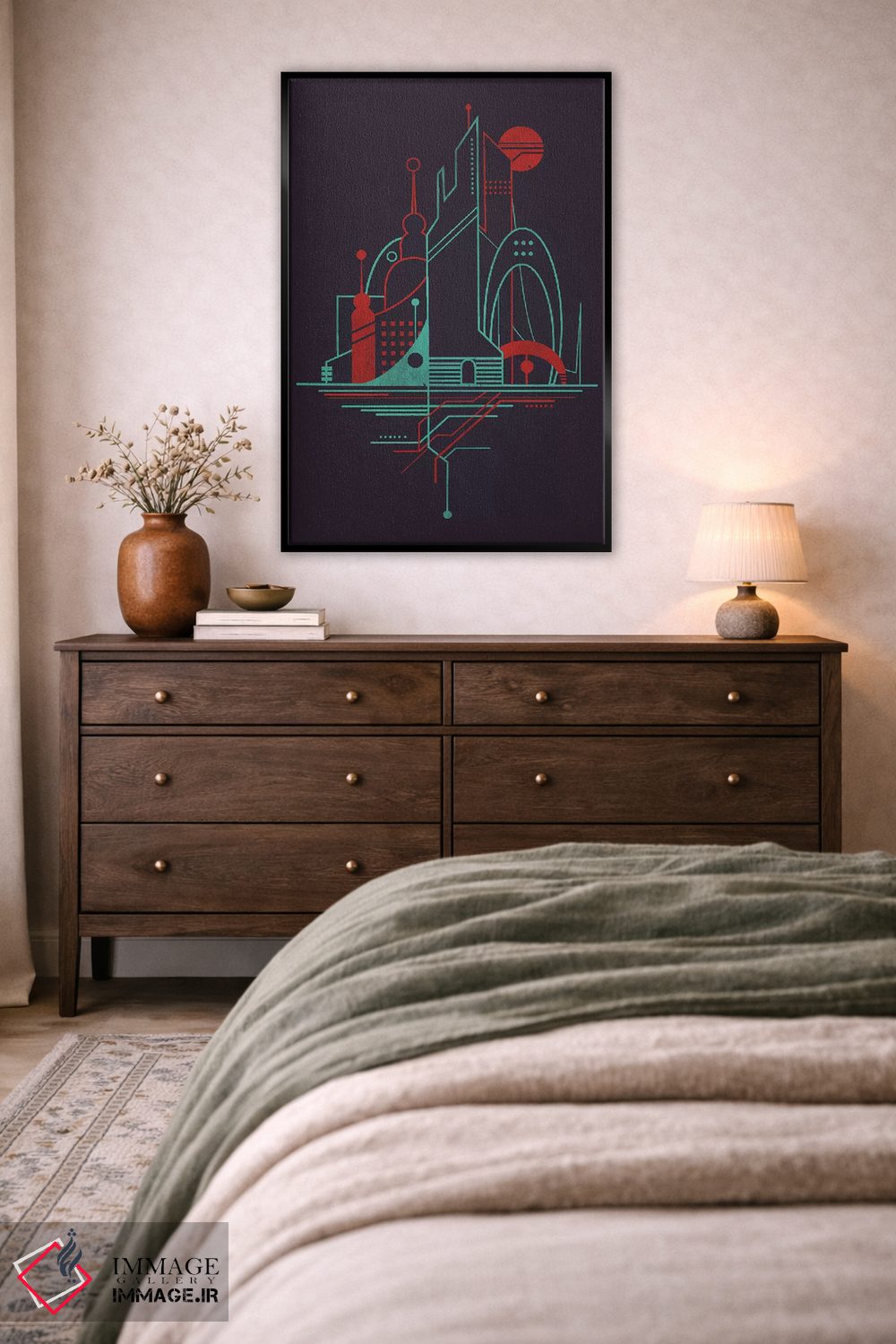 تابلو دکوراتیو آسمان مترو اثر جی فلک - D5B