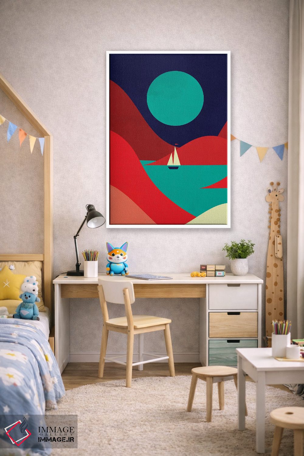 تابلو دکوراتیو خور اثر جی فلک - D1W