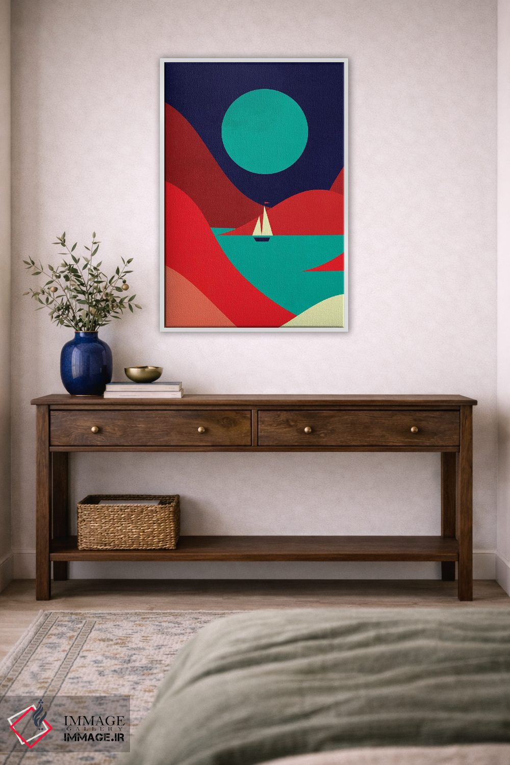 تابلو دکوراتیو خور اثر جی فلک - D3W