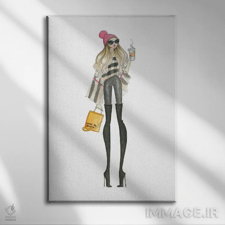 تابلو دکوراتیو ۹۰ پارک اونیو اثر جوزفینا فرناندز - نمای روبهرو روی دیوار