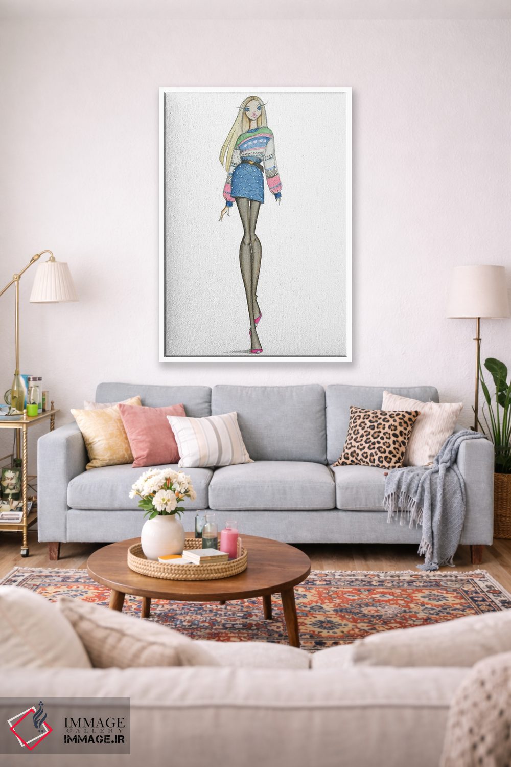 تابلو دکوراتیو لباس روز اثر جوزفینا فرناندز - D1W