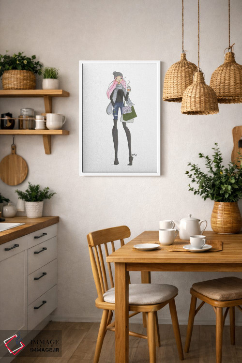 تابلو دکوراتیو قدم زدن پاییزی اثر جوزفینا فرناندز - D3W