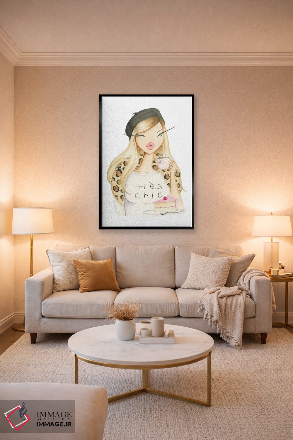 تابلو دکوراتیو بسیار شیک اثر جوزفینا فرناندز - D4B