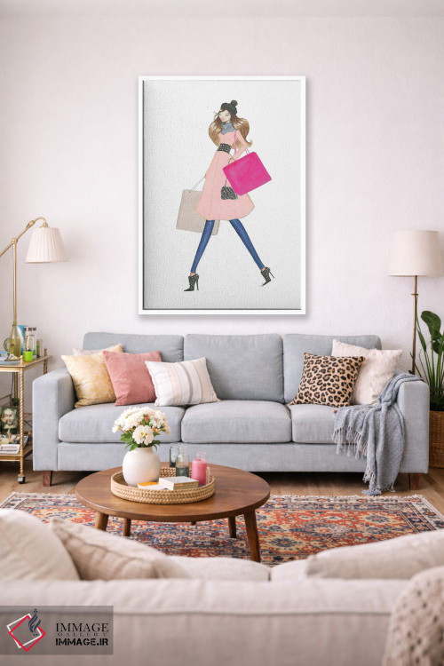 تابلو دکوراتیو قدم زدن روز شنبه اثر جوزفینا فرناندز - D1W