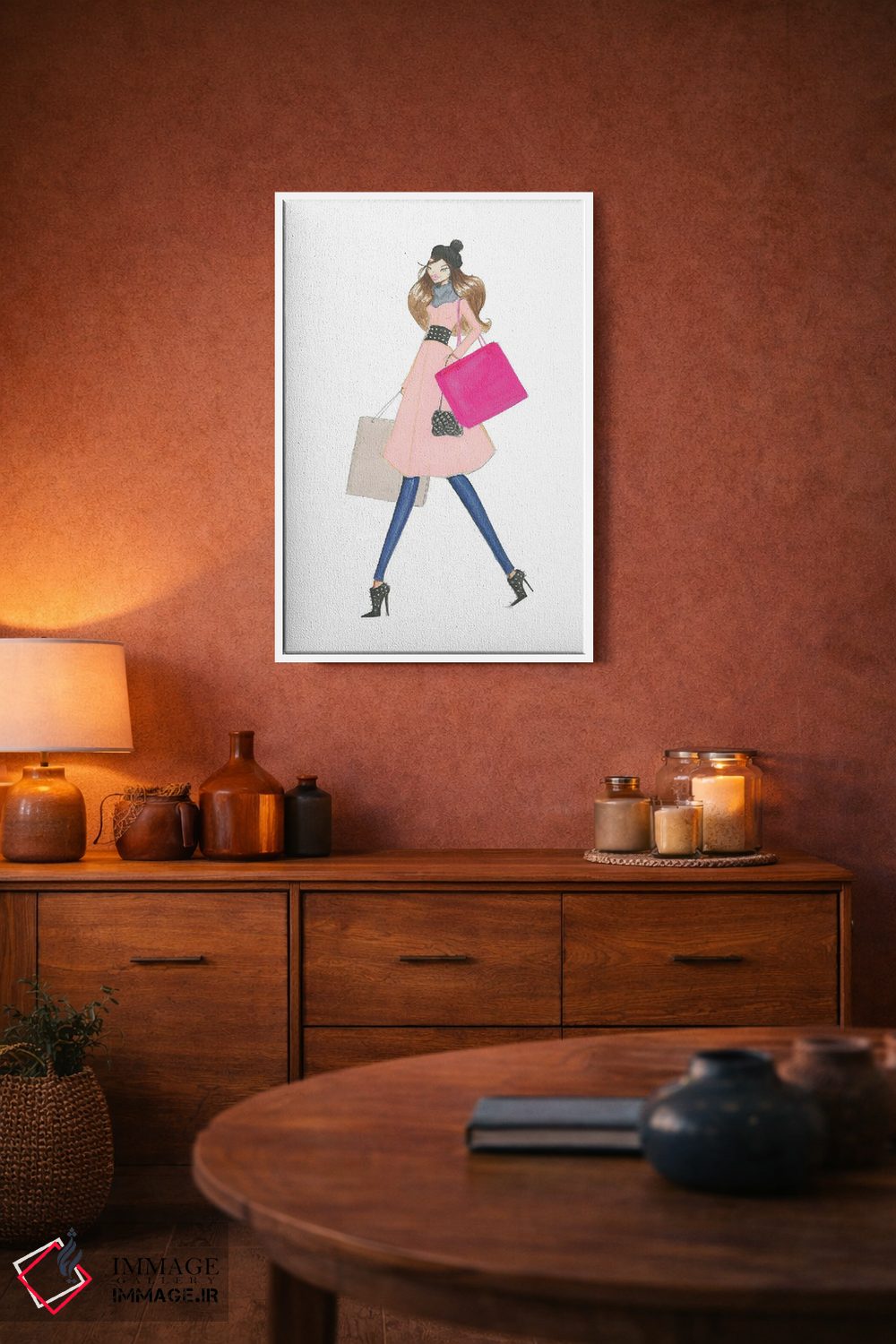 تابلو دکوراتیو قدم زدن روز شنبه اثر جوزفینا فرناندز - D2W