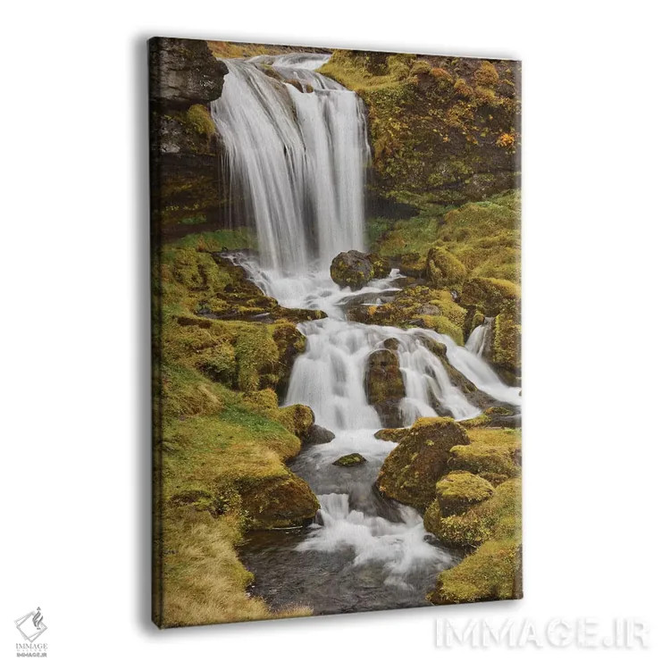 تابلو دکوراتیو Sheep'S Waterfall,ایسلند، آبشار گوسفندها اثر جان فورد - نمای پرسپکتیو محصول