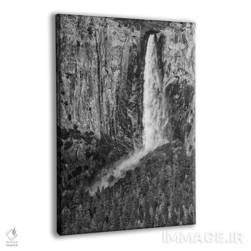 تابلو دکوراتیو California, Yosemite, Bridal Veil Falls,آمریکا، کالیفرنیا، یوس… اثر جان فورد - نمای پرسپکتیو محصول