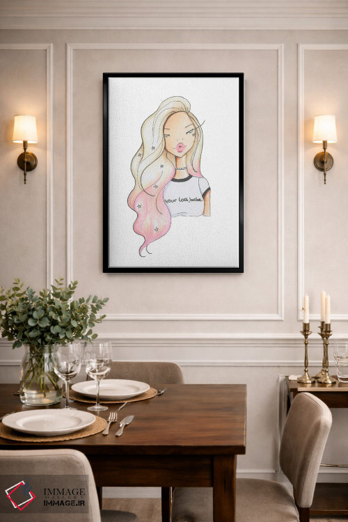 تابلو دکوراتیو Babe,ضرر از آن توست عزیزم اثر جوزفینا فرناندز - D2B