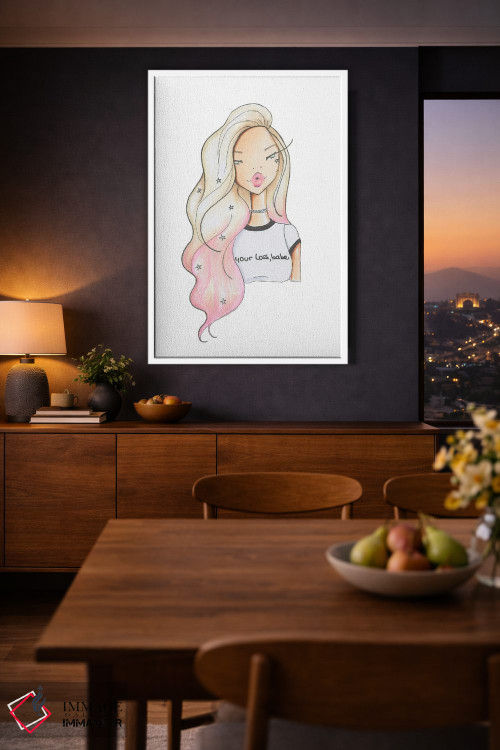 تابلو دکوراتیو Babe,ضرر از آن توست عزیزم اثر جوزفینا فرناندز - D3W