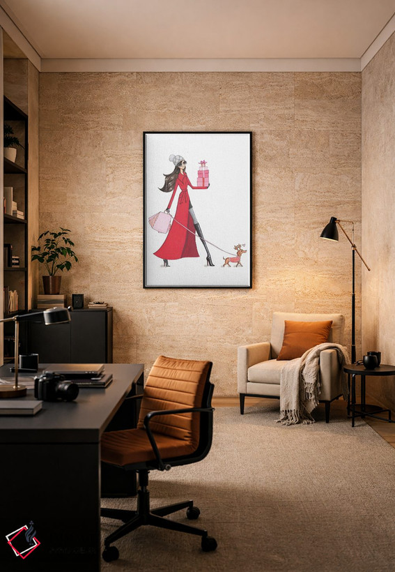تابلو دکوراتیو بابانوئل عزیزم اثر جوزفینا فرناندز - D5B