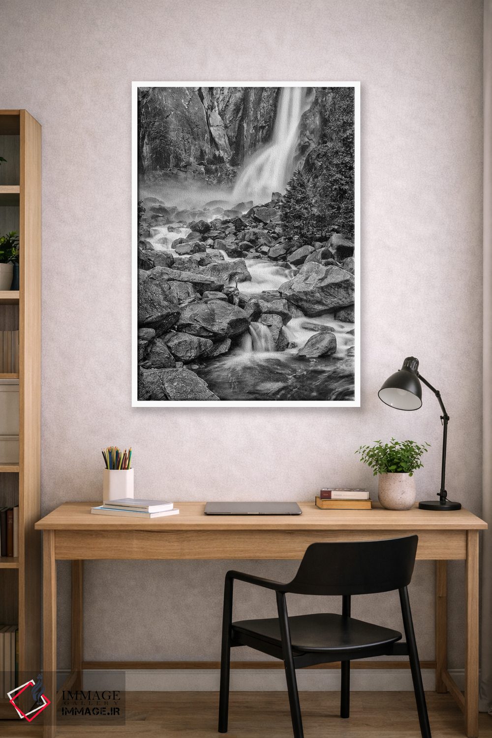 تابلو دکوراتیو California, Yosemite, Bridlevale Falls,آمریکا، کالیفرنیا، یوسم… اثر جان فورد - D1W