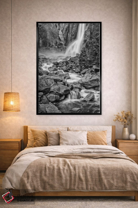 تابلو دکوراتیو California, Yosemite, Bridlevale Falls,آمریکا، کالیفرنیا، یوسم… اثر جان فورد - D2B