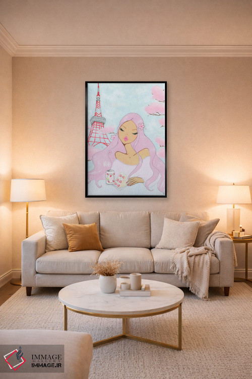 تابلو دکوراتیو توکیو و او اثر جوزفینا فرناندز - D3B