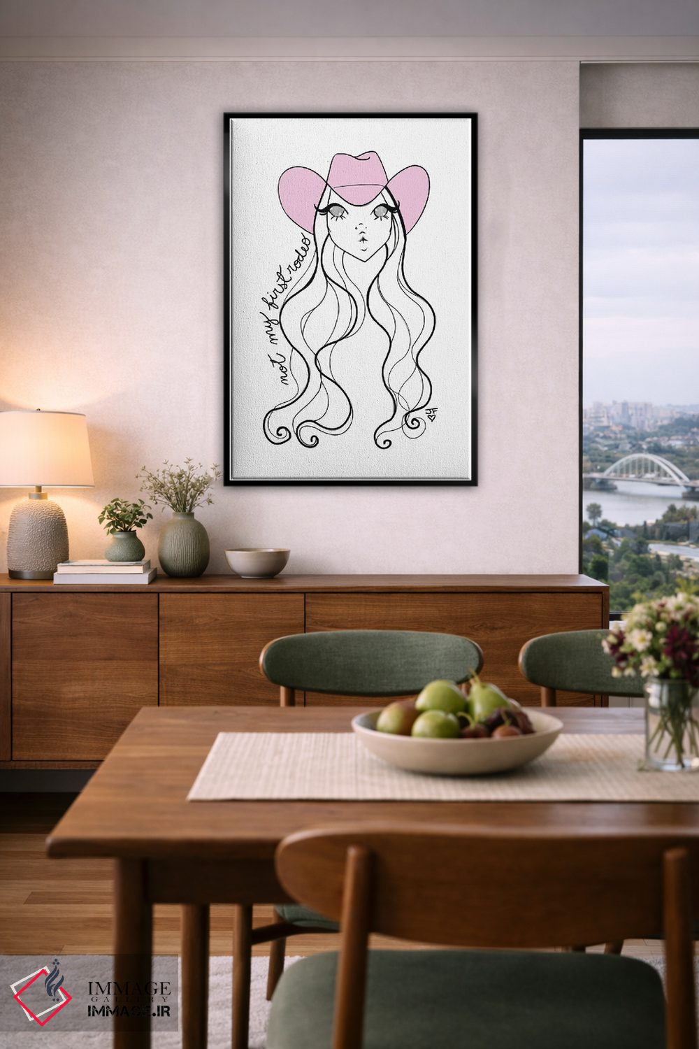 تابلو دکوراتیو اولین بارم نیست اثر جوزفینا فرناندز - D6B