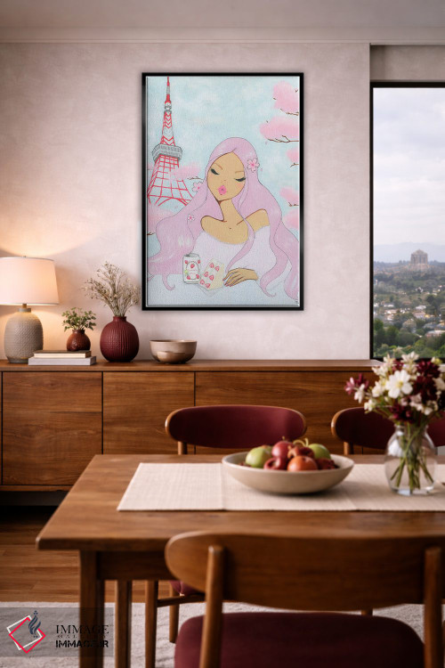 تابلو دکوراتیو توکیو و او اثر جوزفینا فرناندز - D5B