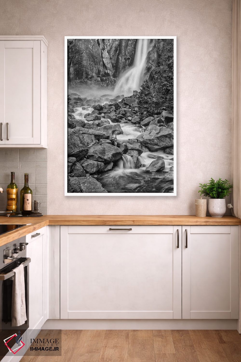 تابلو دکوراتیو California, Yosemite, Bridlevale Falls,آمریکا، کالیفرنیا، یوسم… اثر جان فورد - D4W