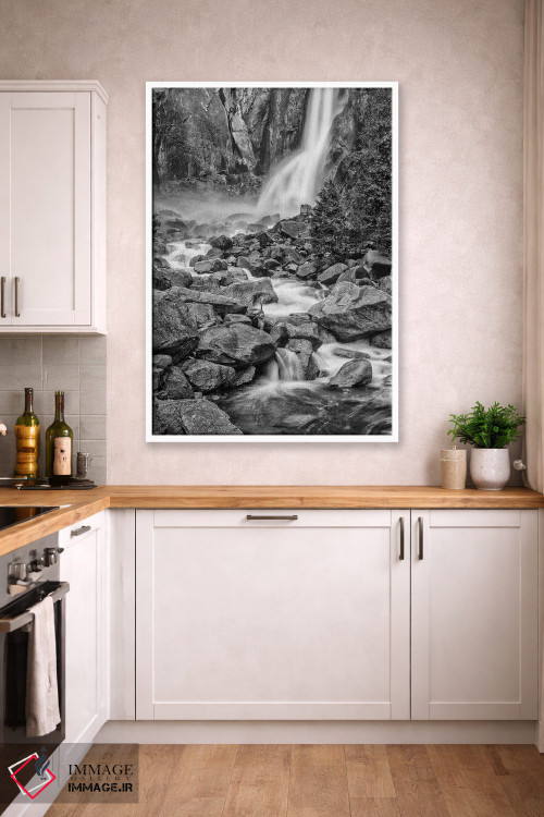 تابلو دکوراتیو California, Yosemite, Bridlevale Falls,آمریکا، کالیفرنیا، یوسم… اثر جان فورد - D4W