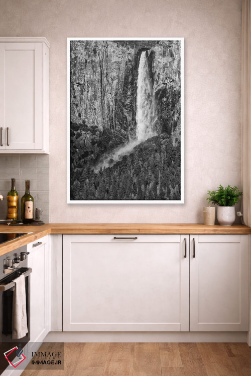 تابلو دکوراتیو California, Yosemite, Bridal Veil Falls,آمریکا، کالیفرنیا، یوس… اثر جان فورد - D4W