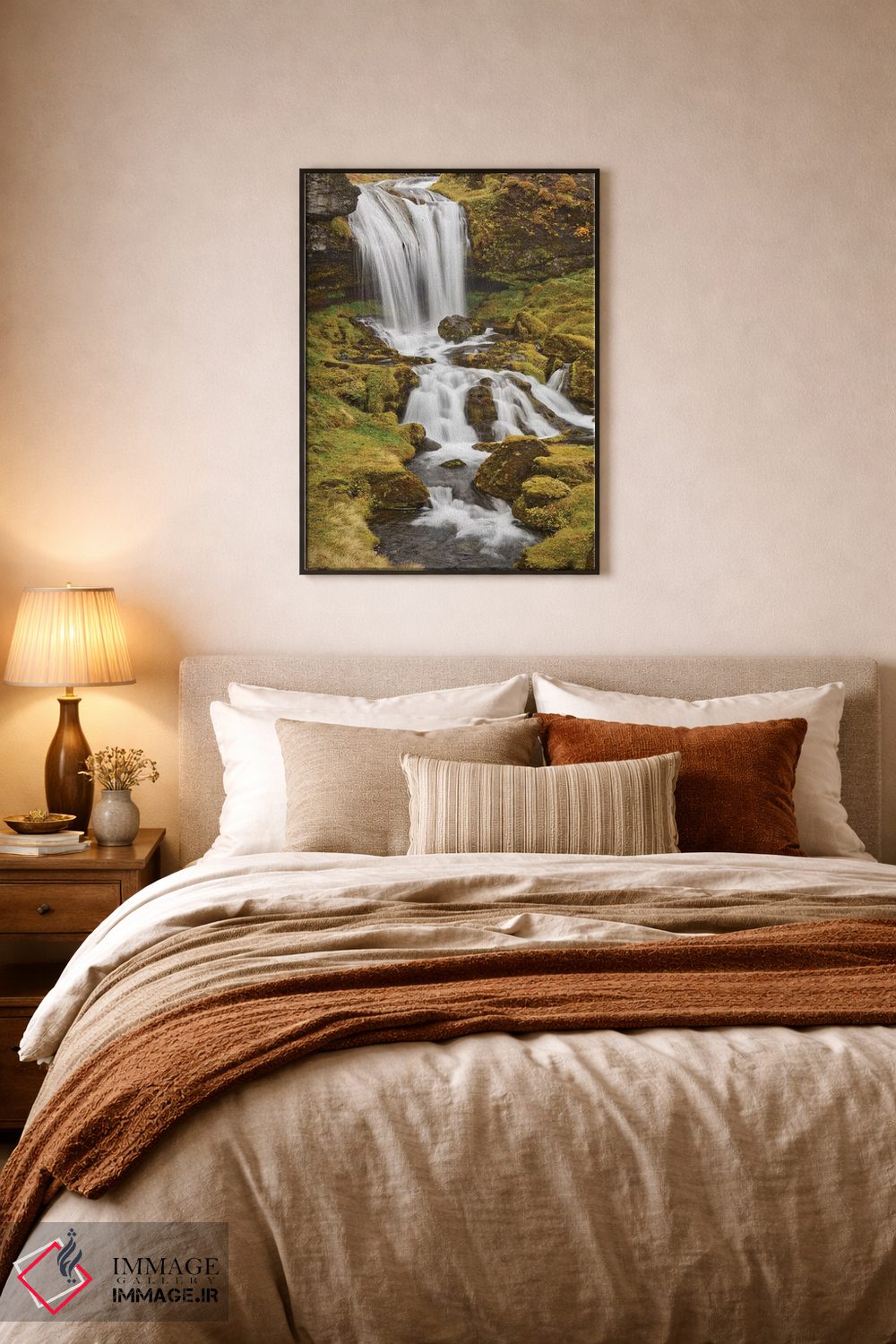 تابلو دکوراتیو Sheep'S Waterfall,ایسلند، آبشار گوسفندها اثر جان فورد - D6B