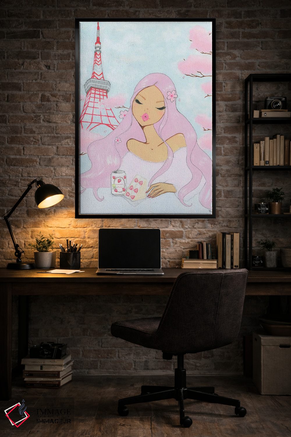 تابلو دکوراتیو توکیو و او اثر جوزفینا فرناندز - D4B