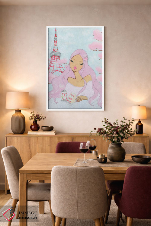 تابلو دکوراتیو توکیو و او اثر جوزفینا فرناندز - D6W