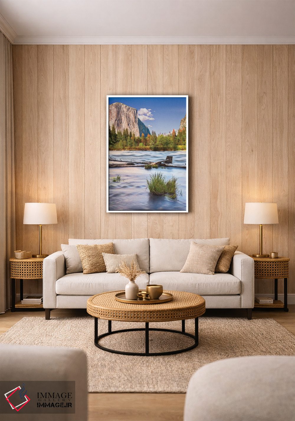 تابلو دکوراتیو California, Yosemite, Valley View,آمریکا، کالیفرنیا، یوسمیتی… اثر جان فورد - D1W