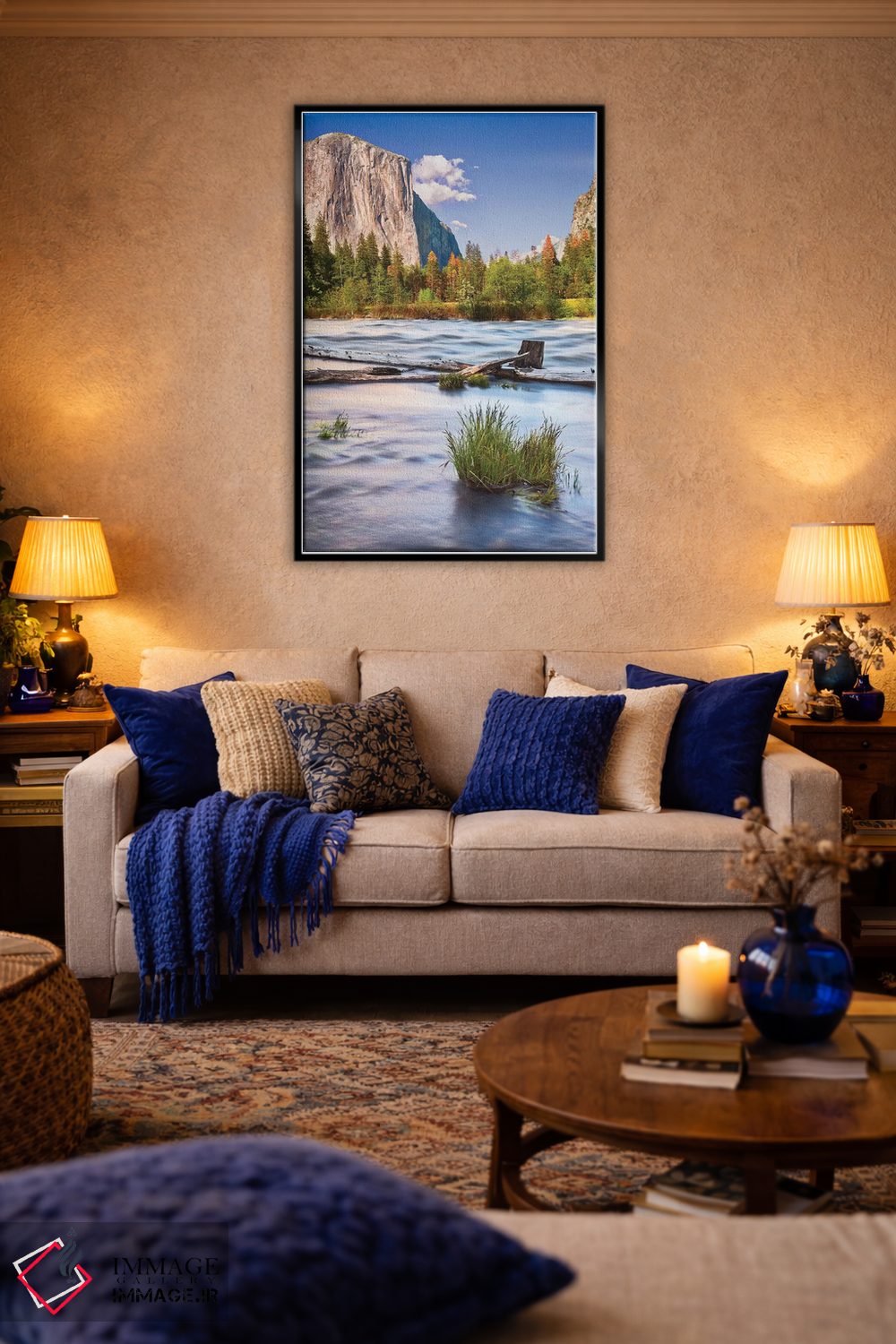تابلو دکوراتیو California, Yosemite, Valley View,آمریکا، کالیفرنیا، یوسمیتی… اثر جان فورد - D4B