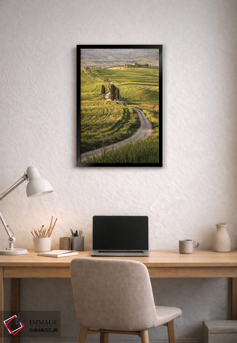 تابلو دکوراتیو Italy, Tuscany, Val D'Orcia,اروپا، ایتالیا، توسکانی، واله دورچ… اثر جان فورد - D2B